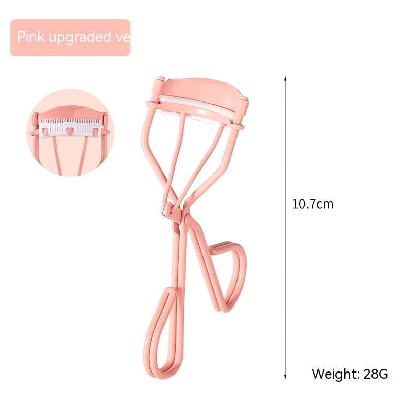 Natural Curling Eyelash Curler With Comb Girls Eyelash Beauty Auxiliary Tools Portable Wide Angle Eyelash Curler 5
