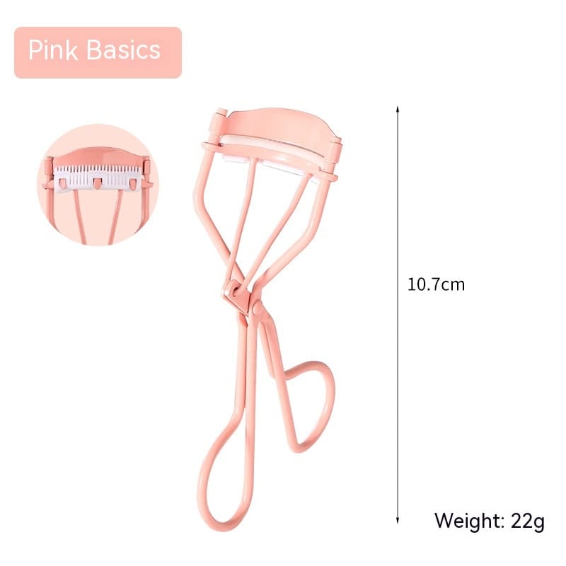 Natural Curling Eyelash Curler With Comb Girls Eyelash Beauty Auxiliary Tools Portable Wide Angle Eyelash Curler 3